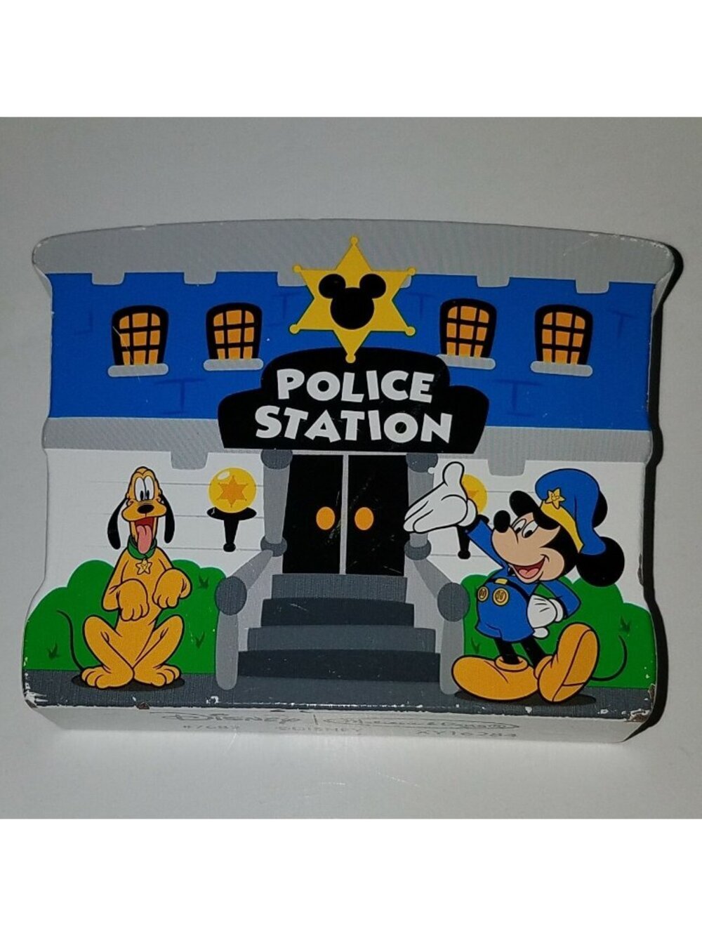 Melissa & Doug Mickey Mouse Clubhouse Police Station Wood Block City Disney